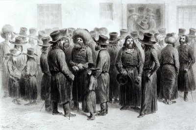 Jewish Traders and Merchants, Printed by Auguste Bry by French School